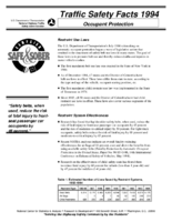 Traffic Safety Facts 1994 Occupant Protection