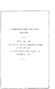 Interstate Commerce Commision Report of the Accident  Investigation Occuring on the WESTERN PACIFIC SOUTH SACRAMENTO CA
