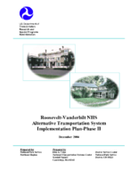 RooseveltVanderbilt alternative transportation system implementation plan  phase 2