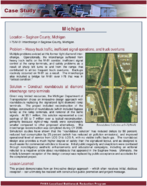 FHWA Localized Bottleneck Reduction Program Case Study  Michigan