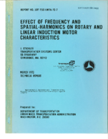 Effect of Frequency and SpatialHarmonics on Rotary and Linear Induction Motor Characteristics