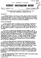 Investigation of Aircraft Accident COLUMBIAGENEVA STEEL COMPANY TYRONE PENNSYLVANIA 19561220