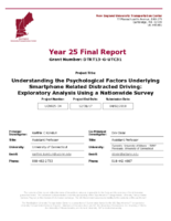 Understanding the Psychological Factors Underlying Smartphone Related Distracted Driving Exploratory Analysis Using a Nationwide Survey
