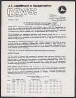 Department of Transportation News Releases JanuaryJune 1982