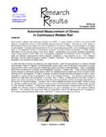 Automated Measurement of Stress in Continuous Welded Rail