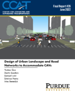 Design of Urban Landscape and Road Networks to Accommodate CAVs