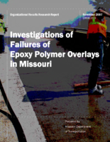 Investigations of Failures of Epoxy Polymer Overlays in Missouri