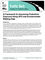 A Framework for Assessing Pedestrian Exposure Using GPS and Accelerometer Walking Data Traffic Tech