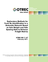 Exploratory Methods for Truck ReIdentification in a Statewide Network Based on Axle Weight and Axle Spacing Data to Enhance Freight Metrics