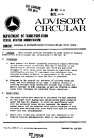 AC 362A Measured or Estimated Uncertificated Airplane Noise Levels