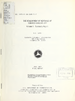 The Development of Measures of Service Availability Volume I Summary Report