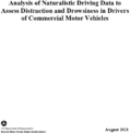 Analysis of Naturalistic Driving Data to Assess Distraction and Drowsiness in Drivers of Commercial Motor Vehicles