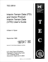 Interim Terrain Data ITD and Vector Product Interim Terrain Data VITD users guide