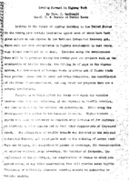 Looking Forward in Highway Work