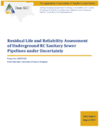 Residual Life and Reliability Assessment of Underground RC Sanitary Sewer Pipelines Under Uncertainty