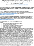 Do Equity and Accountability Get Lost in LOSTs An Analysis of Local Return Funding Provisions in Californias Local Option Sales Tax Measures for Transportation supporting datasets