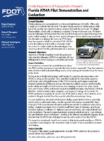 Florida ATMA Pilot Demonstration and Evaluation Summary
