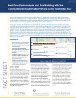 RealTime Data Analysis and Trust Building with the Connected and Automated Vehicle CAV Telematics Tool