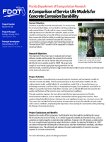 A Comparison of Service Life Models for Concrete Corrosion Durability Summary