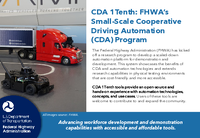 CDA 1Tenth FHWAs SmallScale Cooperative Driving Automation CDA Program postcard