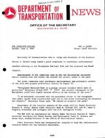 Department of Transportation News Releases for June 1969