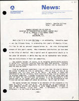 Remarks Prepared for Delivery by Secretary of Transportation Elizabeth Hanford Dole at the AllAmerica Cities Awards Dinner