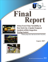 Urban Travel Time Variability in New York City  A SpatioTemporal Analysis within Congestion Pricing Context