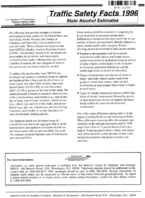 Traffic Safety Facts 1996 State Alcohol Estimates