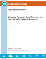 Literature Review on Use of Nanoparticle Technology for Reducing Emissions