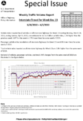 Special Issue  Weekly Traffic Volume Report Interstate Travel for Week No 13 3282022  432022
