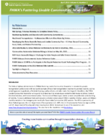 FHWAs Fostering Livable Communities Newsletter  April 2015