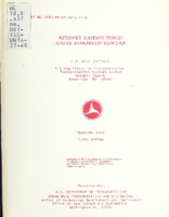 Automated Guideway Transit Service Availability Workshop