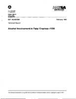 Alcohol involvement in fatal traffic crashes 1996