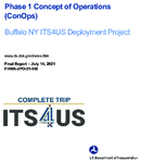 Phase 1 Concept of Operations ConOps  Buffalo NY ITS4US Deployment Project