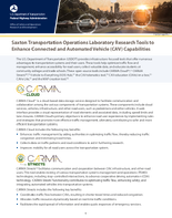 Saxton Transportation Operations Laboratory Research Tools to Enhance Connected and Automated Vehicle CAV Capabilities