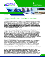 WeatherResponsive Management Strategies WRMS Fact Sheet  Pathfinder Arizonas Coordinated Messaging on Snowstorm Impacts