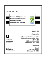 Test Plan Branson TRIP Travel and Recreational Information Program SystemHistorical Data Analysis