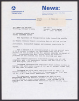 Department of Transportation News Releases OctoberDecember 1994