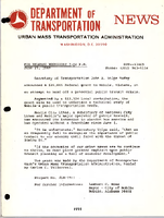 Department of Transportation News Urban Mass Transportation Administration DOT 13469