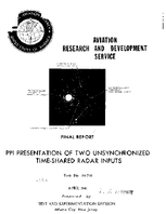 PPI Presentation of Two Unsynchronized TimeShared Radar Inputs
