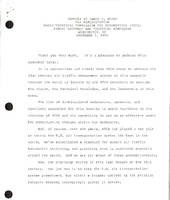 FAA Administrator James B Busey Speeches December 1990