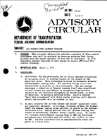 AC 9065 Air Traffic Fuel Economy Program