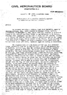 Investigation of Aircraft Accident AMERICAN AIRLINES HARTFORD CONNECTICUT 19400903