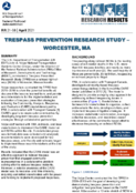 Trespass Prevention Research Study  Worcester MA Research Results