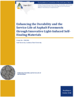 Enhancing the Durability and the Service Life of Asphalt Pavements Through Innovative LightInduced SelfHealing Materials