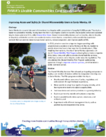 Improving Access and Safety for Shared Micromobility Users in Santa Monica CA