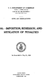 Part 95 Imposition Remission And Mitigation Of Penalties