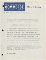 Relation of State Regulatory Agencies to the Department of Transportation A Federal View Address by Alan S Boyd Under Secretary of Commerce for Transportation Prepared for Delivery at the 78th Annual Convention of the National Association of Railroad and Utilities Commissioners Las Vegas Nevada