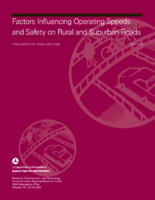 Factors Influencing Operating Speeds and Safety on Rural and Suburban Roads