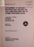 Development of Methods for Predicting Airloads on TACV Configurations Due to Strong Crosswind Gusts